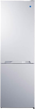 Summit 24' Bottom Freezer Refrigerator, Counter Depth Refrigerator- Freezer, Energy Star, White - FFBF121W (Right Hand Door)