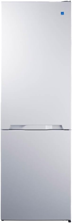 Summit 24' Bottom Freezer Refrigerator, Counter Depth Refrigerator- Freezer, Energy Star, White - FFBF121W (Right Hand Door)