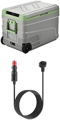 EUHOMY 12 Volt 48QT Refrigerator Bundle with 11.6FT DC Power Cord for Car Refrigerator Portable Freezer Electric Cooler