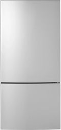 GE Appliances 17.7 cu. ft. Bottom Freezer Refrigerator in Fingerprint Resistant Stainless Steel, Counter Depth