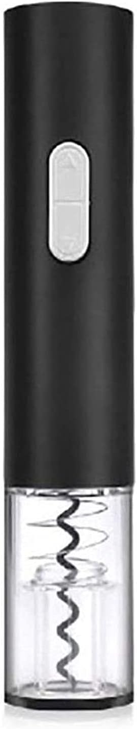 Automatic Electric Corkscrew Wine Bottle Opener One Size Shiny Black