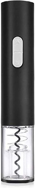 Automatic Electric Corkscrew Wine Bottle Opener One Size Shiny Black