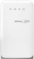 Smeg FAB5 Retro Mini Fridge – 50s Style Compact Small Refrigerator, 1.2 cu ft, Automatic Defrost, LED Lighting, Adjustable Shelves– Made in Italy – Perfect for Home, Dorm, Office, Hotel -White