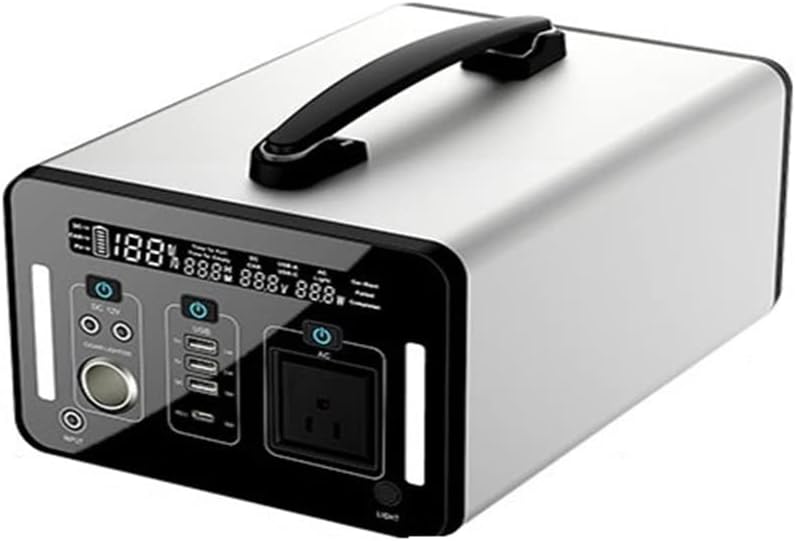 Portable Electric Power Station 1000WH 110V-240V Solar Generator For Home Energy Storage Power Supply Outdoor Camping Drones (Color : 1000W Power Station, Size : E)