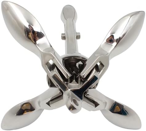 Generic Anchor Kit Compact Accessory for Canoe, Jon Boat, Jet Ski, Paddle Board, SUP | Folding Kayak Anchor 0.7/1.5 KG - (Specification: 1.5 KG)