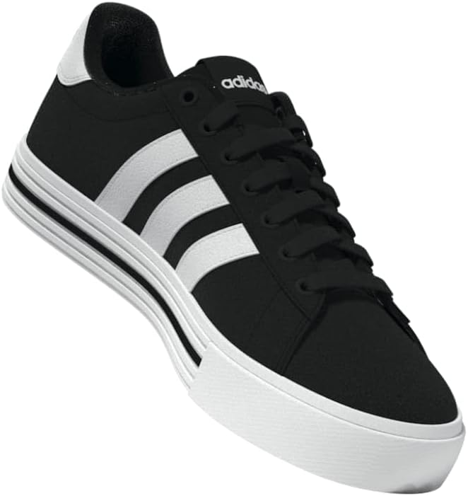 adidas Unisex Daily 4.0 Shoes Non Football Low Shoes, Core Black Cloud White Cloud White, 10