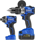 Kobalt 2-Tool 24-Volt Max Lithium Ion (Li-ion) Brushless Motor Cordless Combo Kit with Soft Case