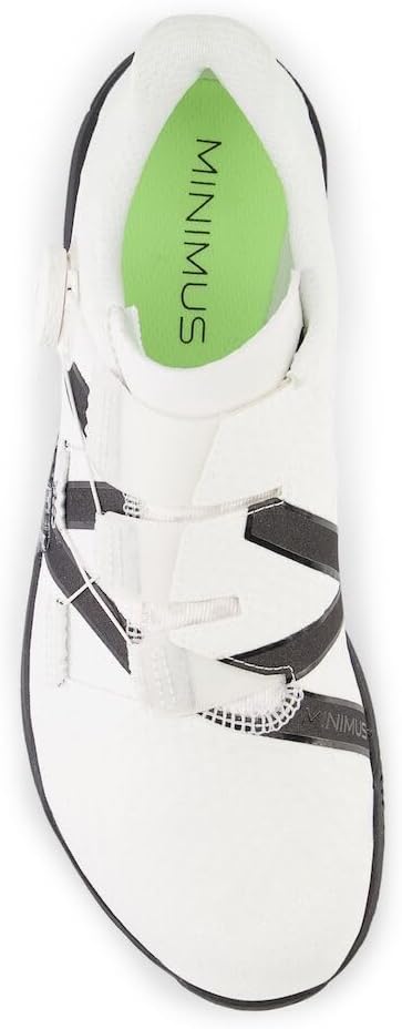 New Balance Men's Minimus TR V1 BOA Cross Trainer, White/Black, 8 W