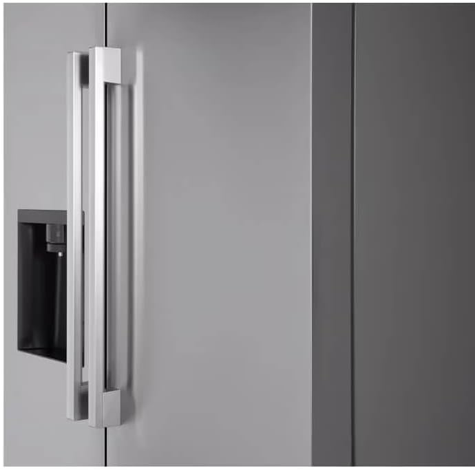 LG 27 cu. ft. Side-by-Side Standard Depth Slim in Door Ice and Water Dispenser in PrintProof Stainless Steel Wi-Fi Enabled LS27T3230S