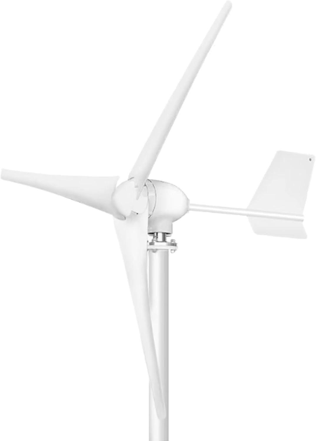 High Power Generation Rate Small Home Outdoor Permanent Magnet DC Wind Turbine Generator, 300w, 600w, 1000w Windmill Generator, 3 Blades, Wind Turbine Generator(600w)