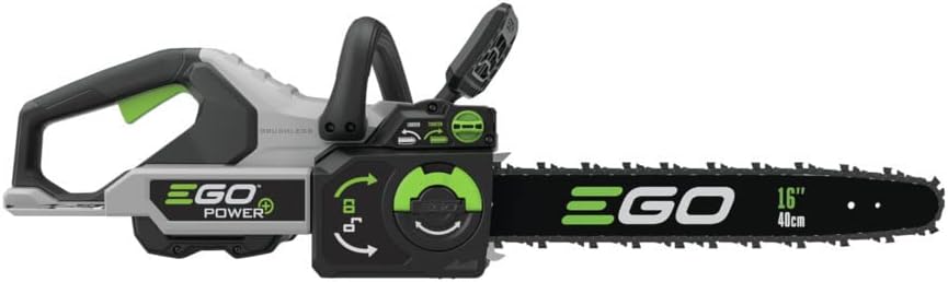 EGO POWER+ Chain Saw, 16' Battery Powered Chainsaw, Electric Cordless, Includes 56V 2.5Ah Battery and Charger – CS1611
