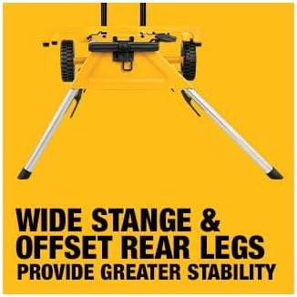 DEWALT Table Saw Stand, Rolling Stand, Collapsible and Portable, Lightweight and Compact (DW7440RS)