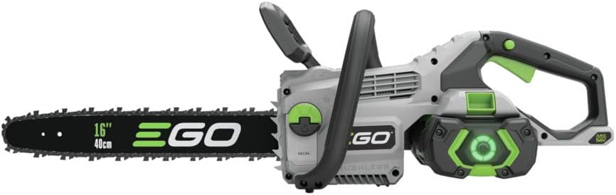 EGO POWER+ Chain Saw, 16' Battery Powered Chainsaw, Electric Cordless, Includes 56V 2.5Ah Battery and Charger – CS1611