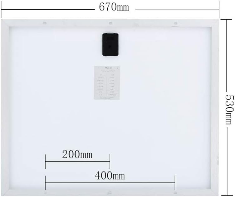 Solar Panel Kit,Solar Panels 50 W Monocrystalline Solar Panel As Generator, Energy Saving, Solar Charger for Summer Camping Van