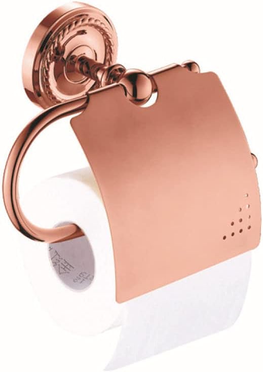Towel Rack Solid Brass Bathroom Accessories Set Robe Hook Paper Holder Towel Rack Towel Ring Bathroom Sets Rose Gold Bath Towel Rail Double Towel Rail