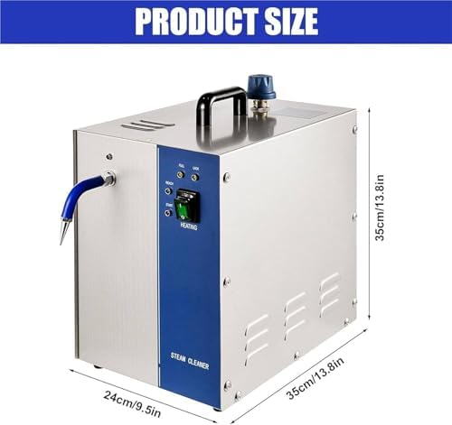 Professional Jewelry Steam Cleaner 1300W/2600W with Foot Switch, 3L Gem Washer for Home & Industrial Use - Powerful Cleaning Machine for Diamonds, Gold & Silver Jewelry