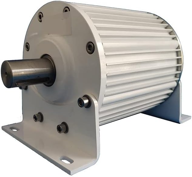Wind Turbine Generator Kit, 1KW~10KW Low RPM Permanent Magnet Wind Turbine Generator 10000W 48V 96V Free Energy Generator Alternative Energy for Hybrid Solar Wind System(Without base,120-V_3000W)
