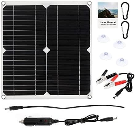 Portable Solar Panels 100W 12V Solar Panel, High-Efficiency Monocrystalline Solar Panel for RV Marine Boat and Other Off-Grid Applications
