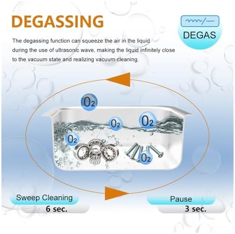 2L Ultrasonic Cleaner with 120W Digital Timer, Professional Jewelry Coin Cleaner, Small Industrial Cleaning Machine for Nail Art Tools Accessories