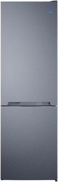 Summit 24' Bottom Freezer Refrigerator, Counter Depth Refrigerator- Freezer, Energy Star, Stainless Steel - FFBF124SS (Right Hand Door)