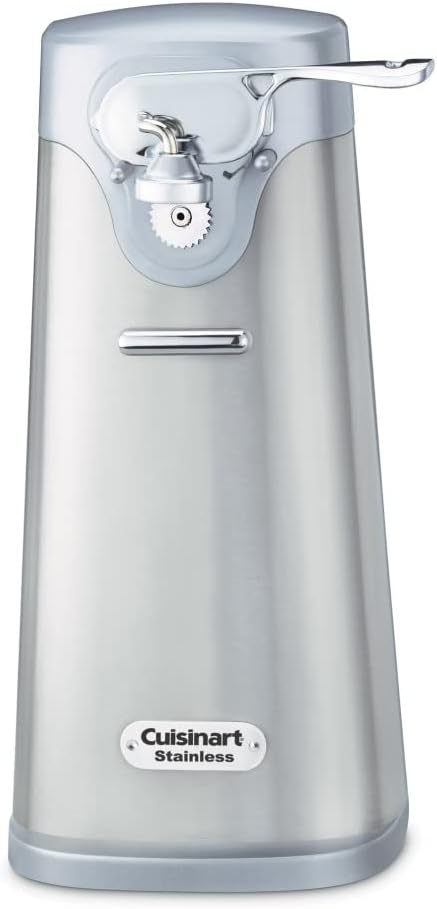 Cuisinart CPT-415P1 Countdown Metal Toaster, 2-Slice, Brushed Stainless & SCO-60 Deluxe Electric Can Opener, Quality-Engineered Motor System Allows you to Open Any Size Can, Stainless Steel
