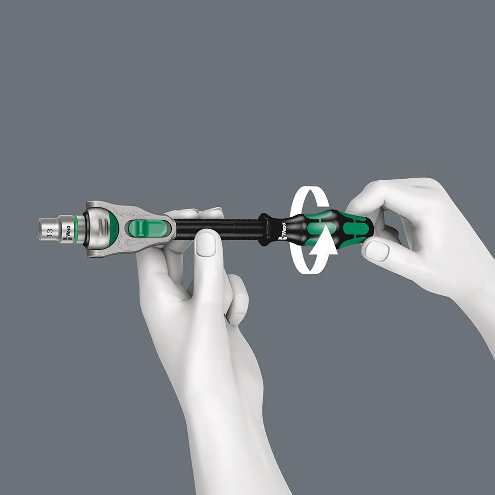 Wera 8100 SA 2 Zyklop 1/4' Metric Ratchet Set, 42-Pieces