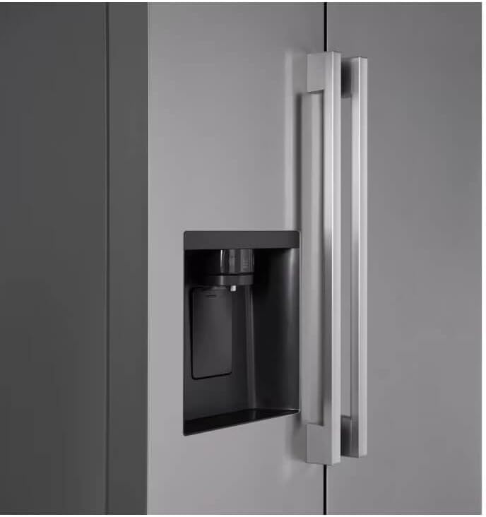 LG 27 cu. ft. Side-by-Side Standard Depth Slim in Door Ice and Water Dispenser in PrintProof Stainless Steel Wi-Fi Enabled LS27T3230S