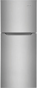 Frigidaire 11.6 Cu. Ft. Compact ADA Top Freezer Refrigerator in Brushed Steel with Electronic Control Panel, Reversible Door Swing, ENERGY STAR