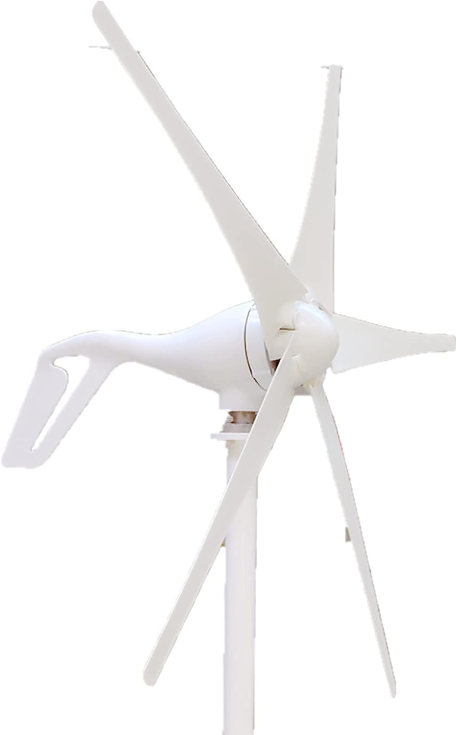 Wind Turbine Generator Kit 3000W with 5 Blade Vertical Axis Wind Generator Kit with Controller for Marine Home Garden Boat Marine Street Lighting System,24v