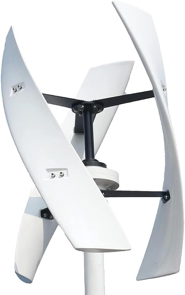 Wind Turbine Generator Kit with 3-Blade, Vertical Wind Power Turbine Generator Kit with Full Set of Equipment, Power Producer Equipment, Wind Power Generator for Marine, RV, Home,3000w 48v 2m
