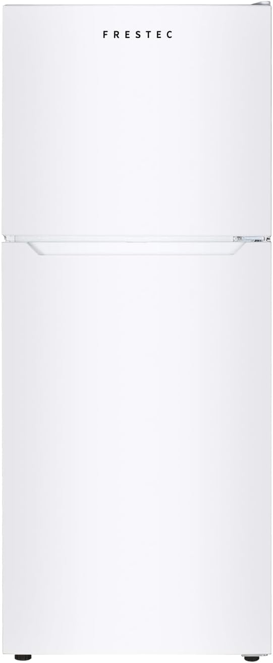 14.6 CU' Refrigerator with Freezer, Apartment Size Refrigerator Top Freezer, 2 Door Fridge with Adjustable Thermostat Control, Freestanding, Door Swing, White (FR 1462 WH)