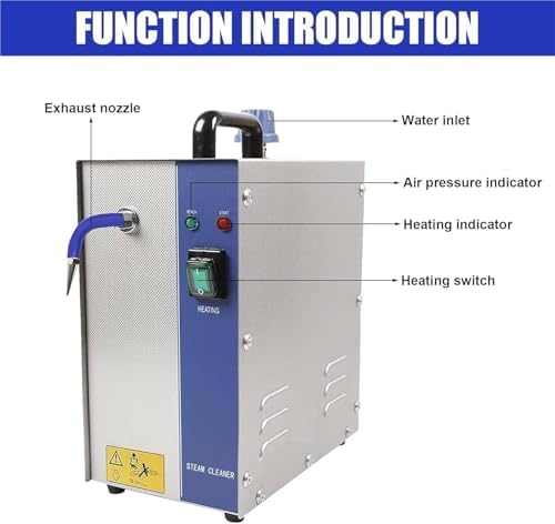 1300W/2600W Professional Jewelry Steam Cleaner with Foot Switch, 3L Gem Washer for Home & Industrial Use, Efficient Jewelry Cleaning Machine, dsmith Equipment