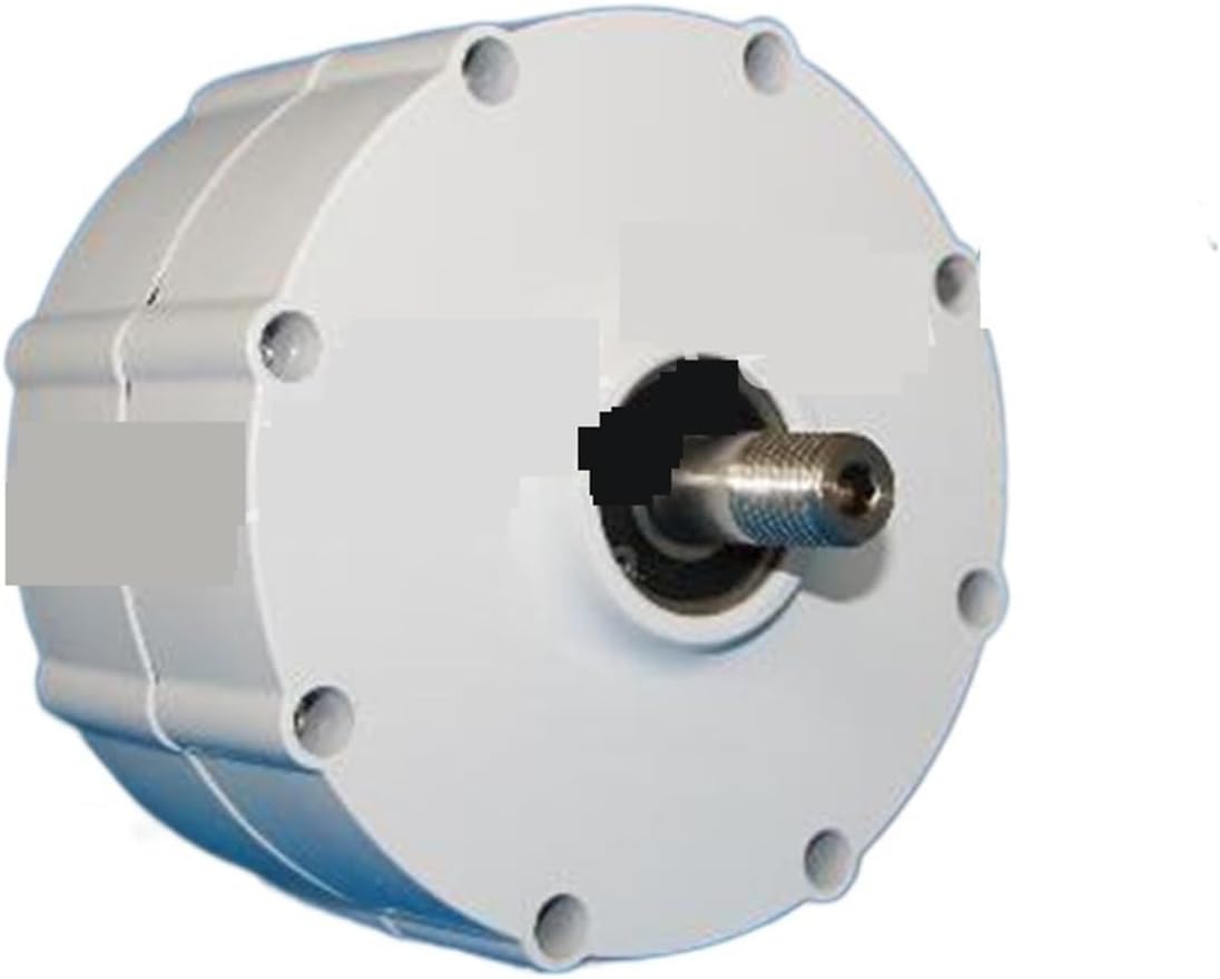 Wind Turbine Generator, Low Speed 800W 1000W 12V 24V 48V Gearless Permanent Magnet Generator AC Alternators Use For Wind Turbine Water Turbine for Marine, RV, Home(Without base,12V_1000W)