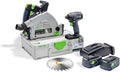 Festool 577118 Cordless Plunge-Cut Track Saw TSC 55 K and TID 18 Impact Driver Combo Bonus Kit
