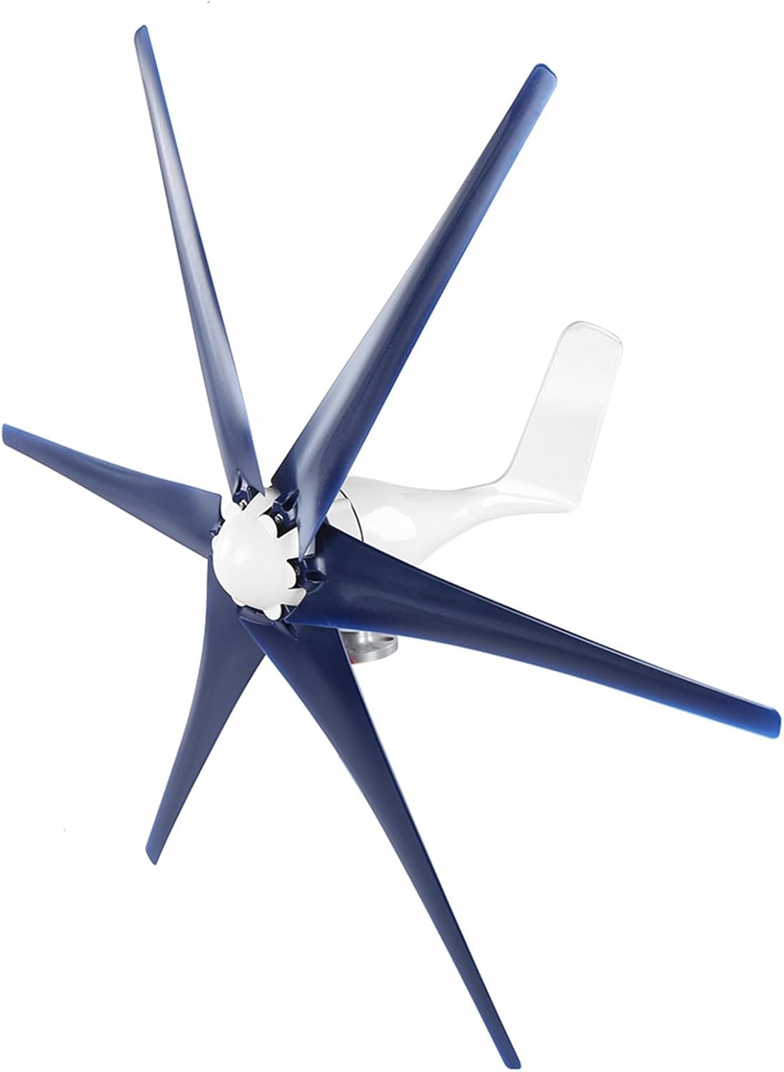 ViaGasaFamido 800W Wind Turbine Generator Kit 12V 24V 48V 6 Blade Windmill System for Home Off Grid Power Boats Cabins Terraces with Controller Blue 48V