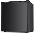 Antarctic Star Upright Freezer 1.1 Cu.ft, Compact Mini Freezer with Reversible Single Door, Temperature Control, Removable Shelves, Small freezer Stainless Steel for Dorms Home Office, Black