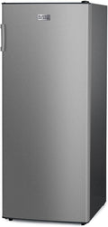 BLACK+DECKER 8.5 Cu. Ft. Upright Freezer, Stand Up Freezer with Mechanical Temperature Control,Freezer with 3 Shelves and 4 Door Bins, Manual Defrost,R600a Refrigerant, BUF850LS,Stainless Steel Look