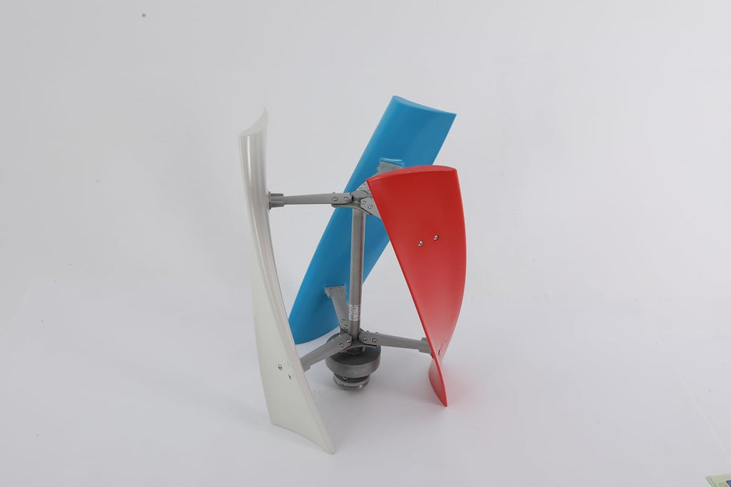 Wind Turbine Generator Kit 450W 24V Vertical Wind Power Turbine Generator Kit with Controller Rare Earth Permanent Magnet Generator for Home RV Boat Marine Electricity Set