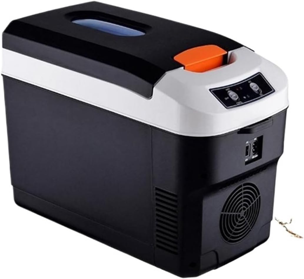 10L Car Home Refrigerator Mini Fridges 12/24V Freezer Cooler Heater Food Storage Box For Car Home Camping(US plug 10L)