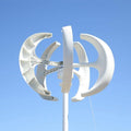 400W-1200W Vertical Wind Turbine Generator Kit, 5 Blade DC 12V/24V Wind Generator for Off-Grid Power, Efficient Renewable Energy Solution, Electricity Production