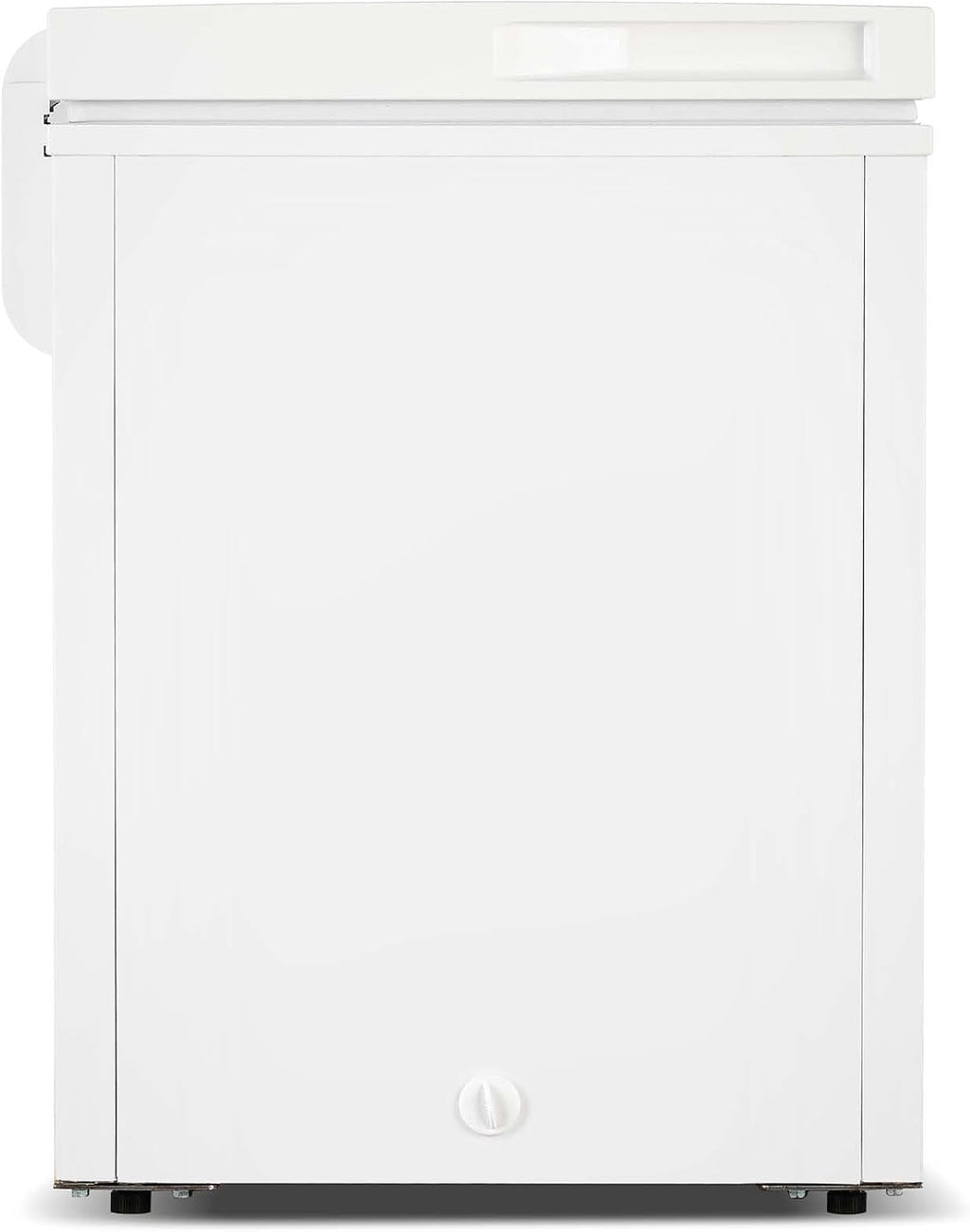 Frigidaire Chest Deep Freezer, 2.0 Cu. Ft. Capacity, Adjustable Thermostat-Removable Vinyl Coated Wire Basket-Easy Defrost Drain- Garage Ready- Pearl White