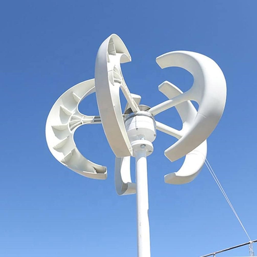 400W 600W 800W 1000W 1200W Vertical Wind Generator Kit for Home Use, 12V 24V Small Wind Turbine Motor, Eco-Friendly Renewable Energy Solution, Efficient Vertical Windmill