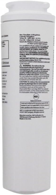 RWFFR Viking Refrigerator Water Filter Cartridge, 2 Filter