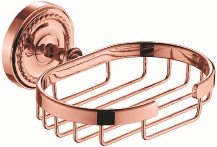 Towel Rack Solid Brass Bathroom Accessories Set Robe Hook Paper Holder Towel Rack Towel Ring Bathroom Sets Rose Gold Bath Towel Rail Double Towel Rail