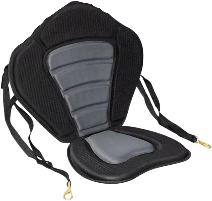 Paddle Board Seat Adjustable Kayak Seat Padded Canoe Backrest Seat With Detachable Storage Bag Compatible With Kayaks Rowboats Fishing Boats