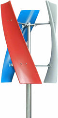 Wind Turbine Generator Kit - 450W DC 12V Vertical Wind Power Turbine with Charge Controller for Home, RV, Boat & Marine Electricity Set (3pcs Blades)
