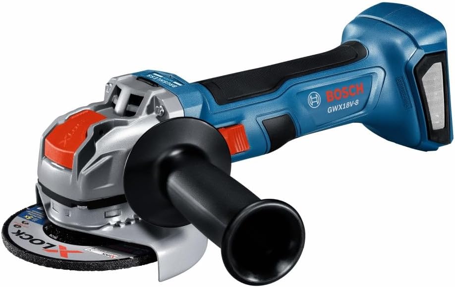 Bosch GWX18V-8N 18V X-LOCK Brushless 4-1/2 In. Angle Grinder with Slide Switch (Bare Tool)