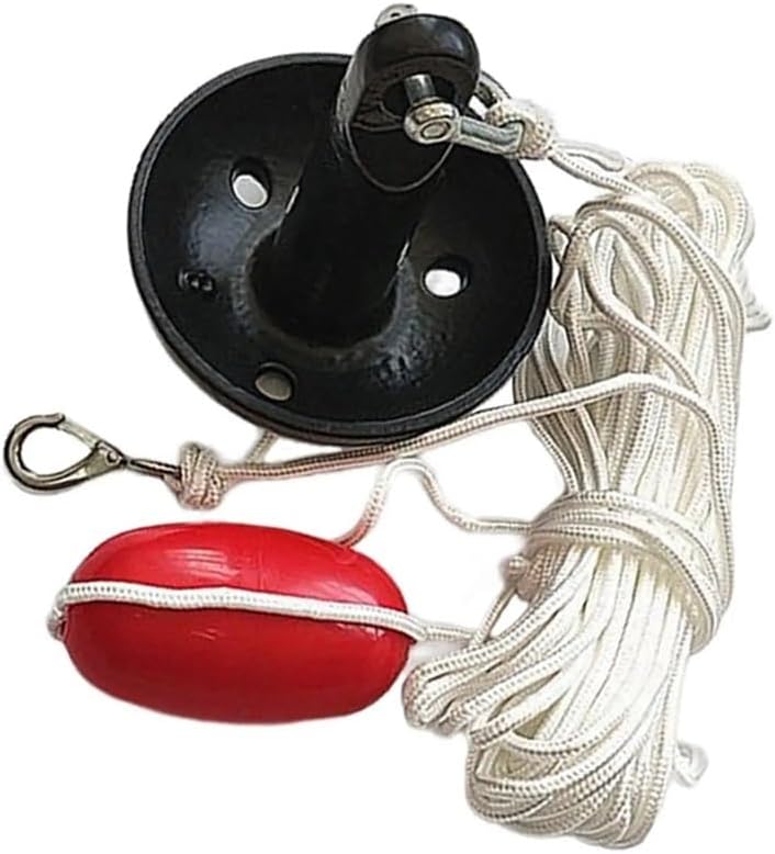 Universal Mushroom Anchor (lbs) with Solid Rope, for with Paddle Boards, rafts and Canoes