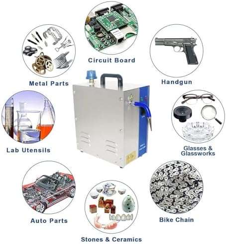 Professional Jewelry Steam Cleaner 1300W/2600W with Foot Switch, 3L Gem Washer for Home & Industrial Use - Powerful Cleaning Machine for Diamonds, Gold & Silver Jewelry