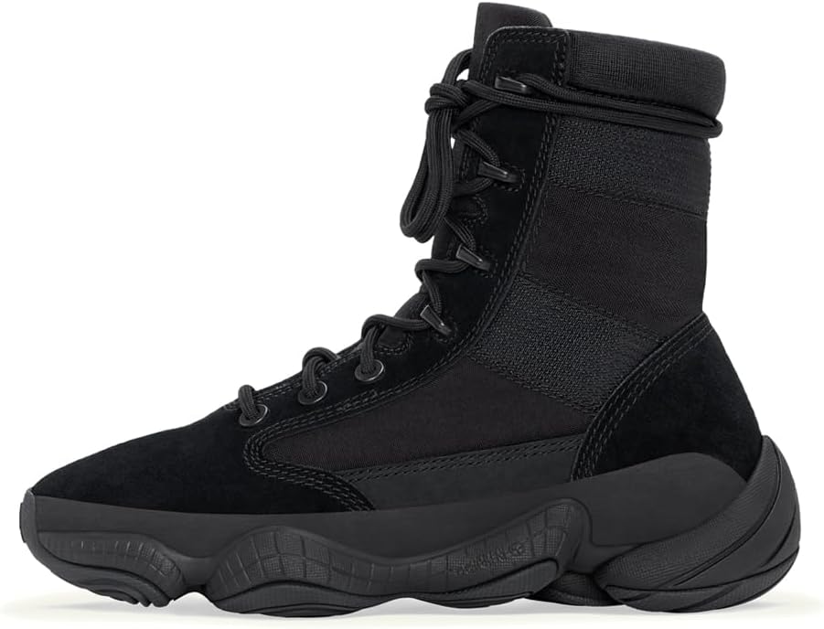 adidas Mens Yeezy 500 High Tactical Casual Boots Ankle - Black